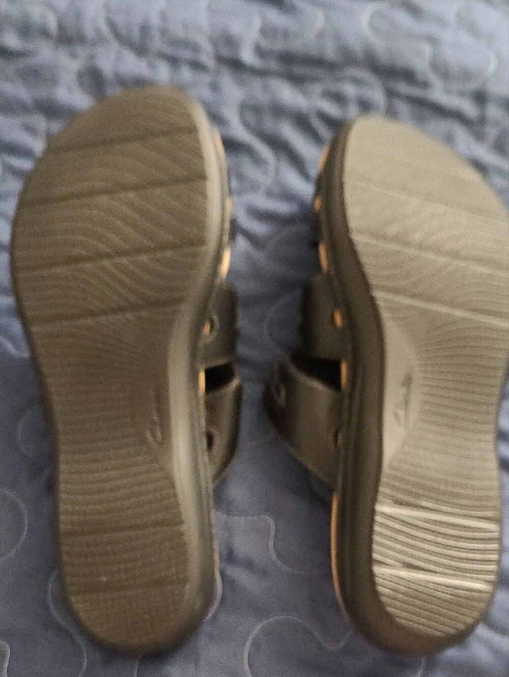 Clarks Black Triple-Strap Comfort Sandals